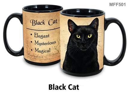 Cat Black Mug Coffee Cup