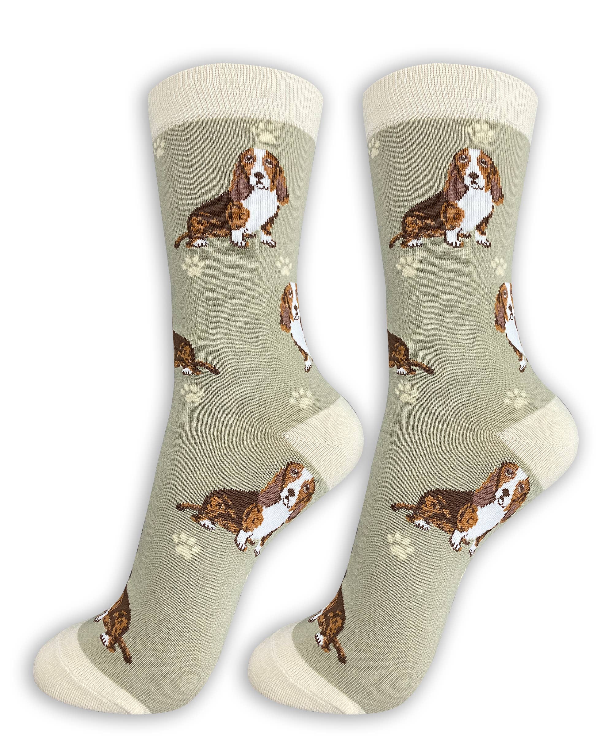 Basset Hound - Unisex - Fun Novelty Socks - Dog Socks