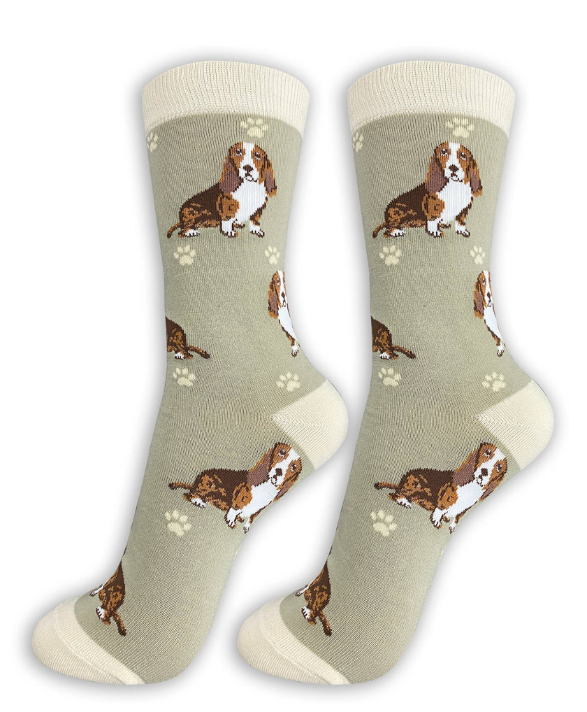 Basset Hound - Unisex - Fun Novelty Socks - Dog Socks