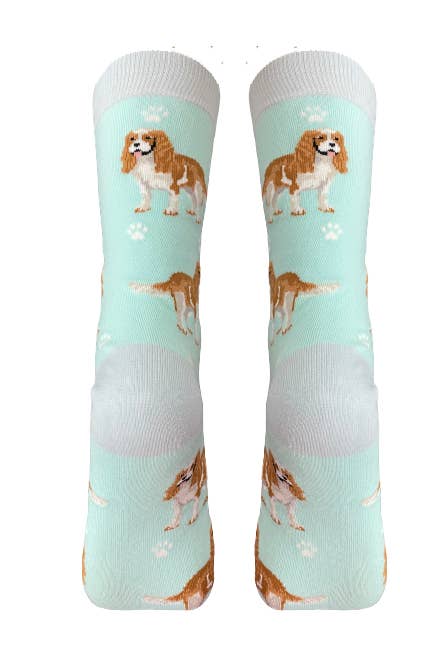 King Charles Cavalier Dog Socks Unisex