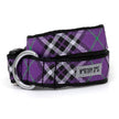 Bias Plaid Dog Collar