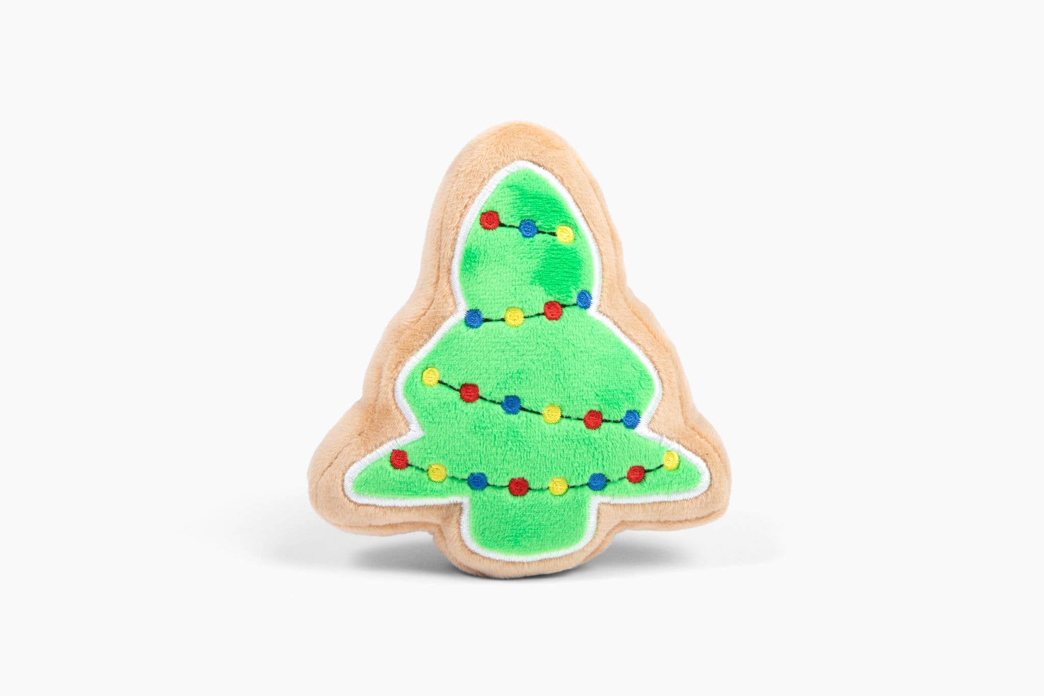 Christmas Tree Sugar Cookie Plush Dog Toy