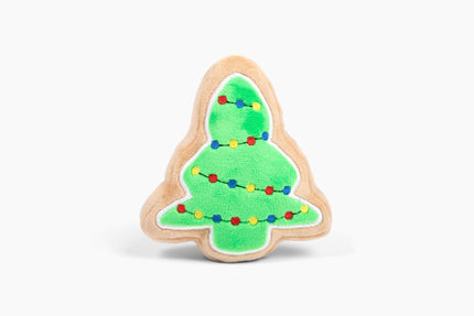 Christmas Tree Sugar Cookie Plush Dog Toy