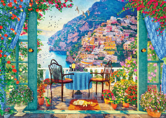 Positano Balcony 1000 Piece Jigsaw Puzzle