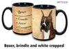 Boxer Brindle Cropped Mug Coffee Cup