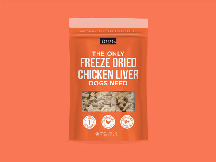 The Only Freeze Dried Chicken Liver Dogs Need