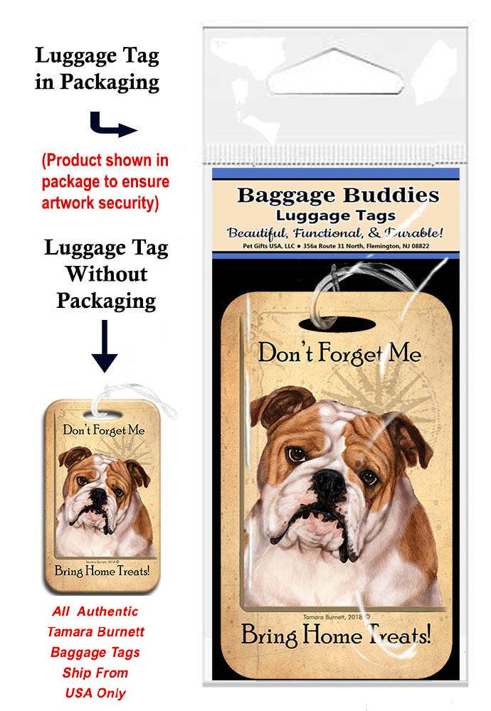 Bulldog Baggage Luggage Tag