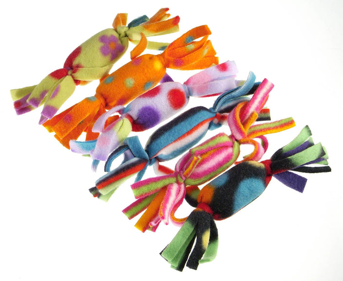 Cat Toy Catnip Nips Brightly Colored Polar Fleece Toy