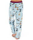 PJ Pants Catitude Blue Women's Pajama Pant