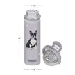 Boston Terrier Stainless Steel Water Bottle 24 Oz. Serengeti
