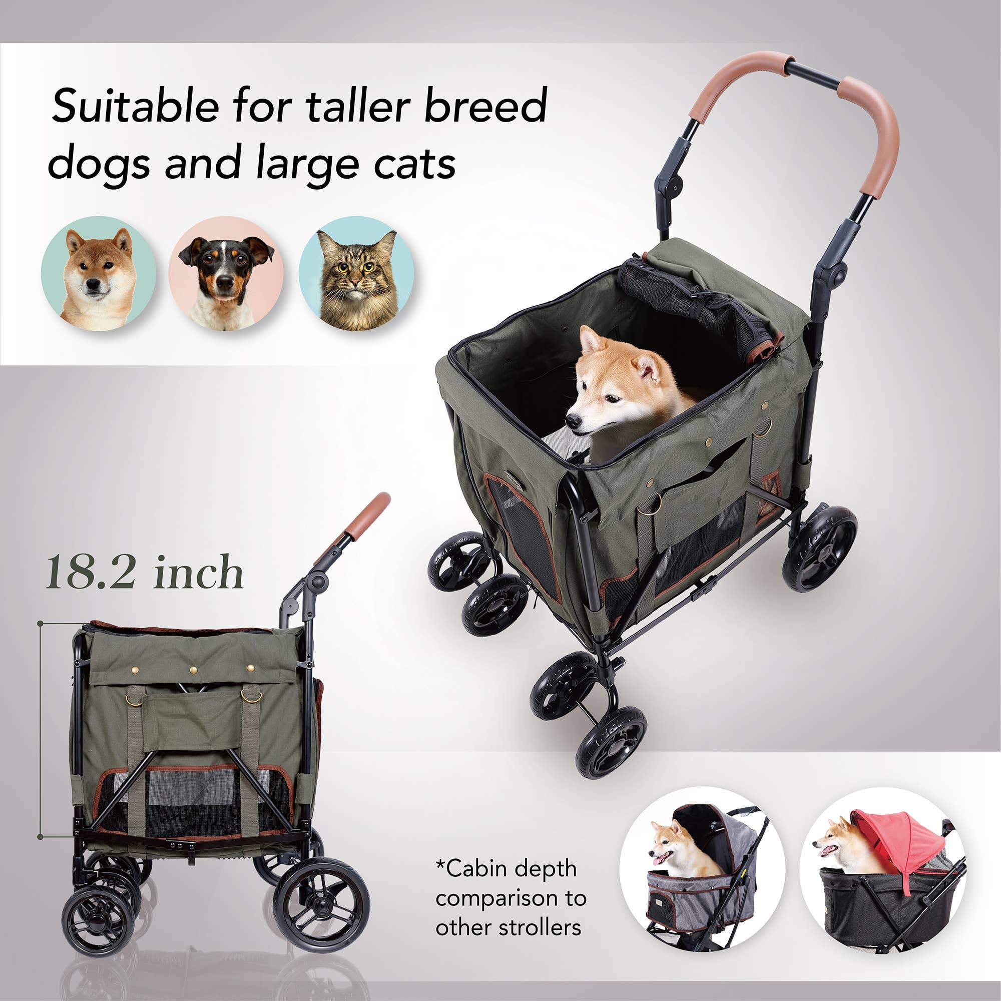 Gentle Giant Pet Wagon Stroller Senior & Injured Pets