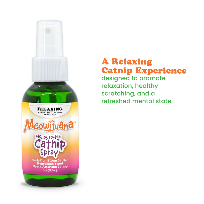 Meowijuana® 3 Ounce Catnip & Honeysuckle Spray