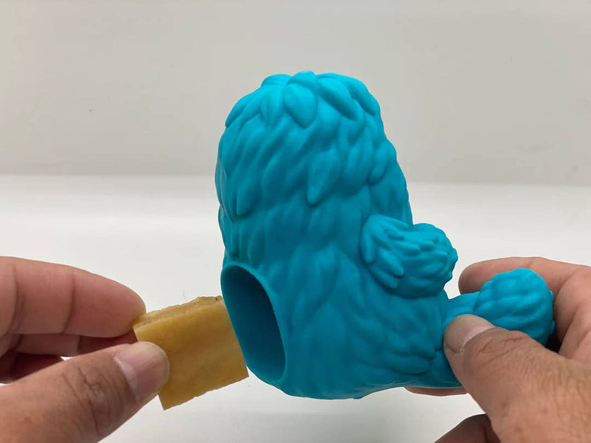 Yeti Dog Chew Puff & Play Hangry Yeti Blue