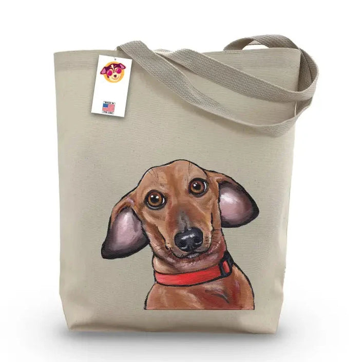 Dachshund Shopping Bag, Dog Tote Bag