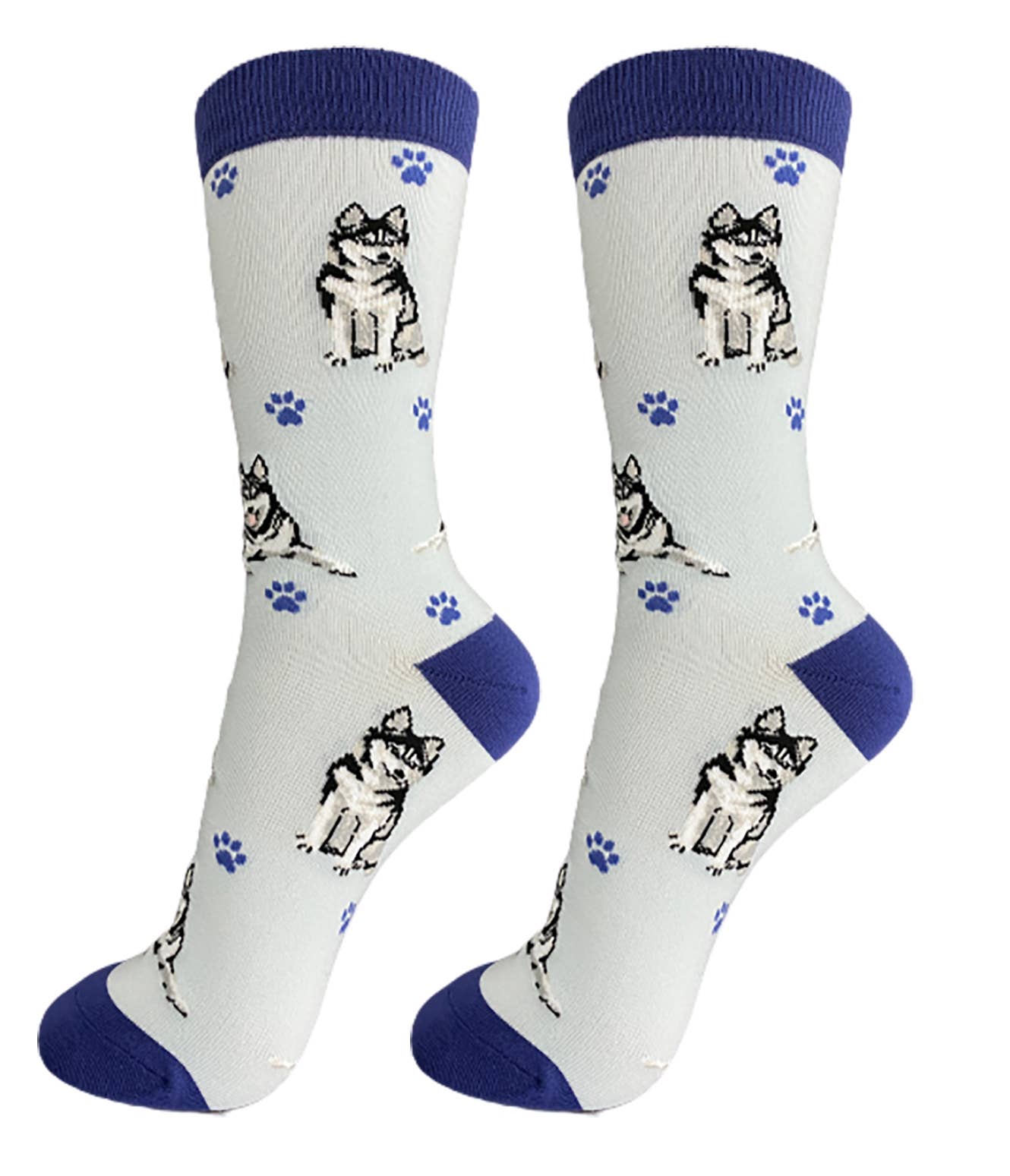 Siberian Husky Dog Socks-Unisex