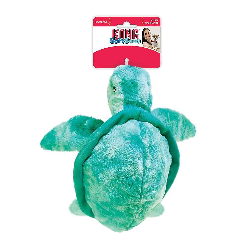 KONG® SoftSeas Turtle Dog Plush Toy Small