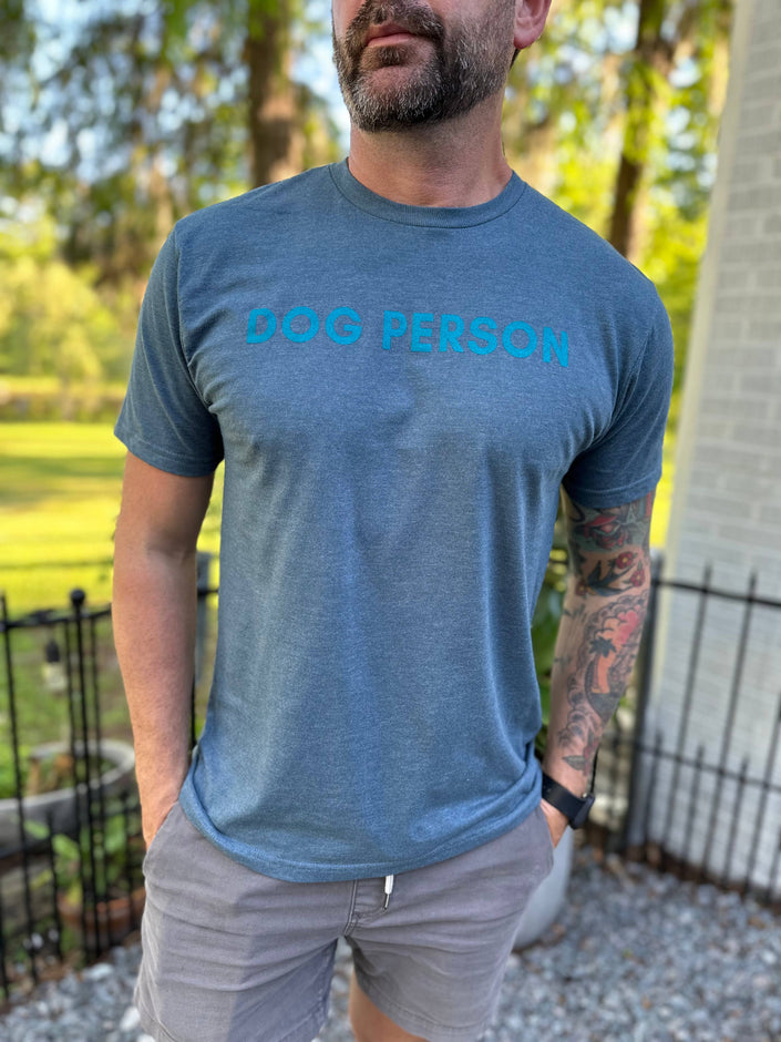 *Dog Person Blue T-Shirt