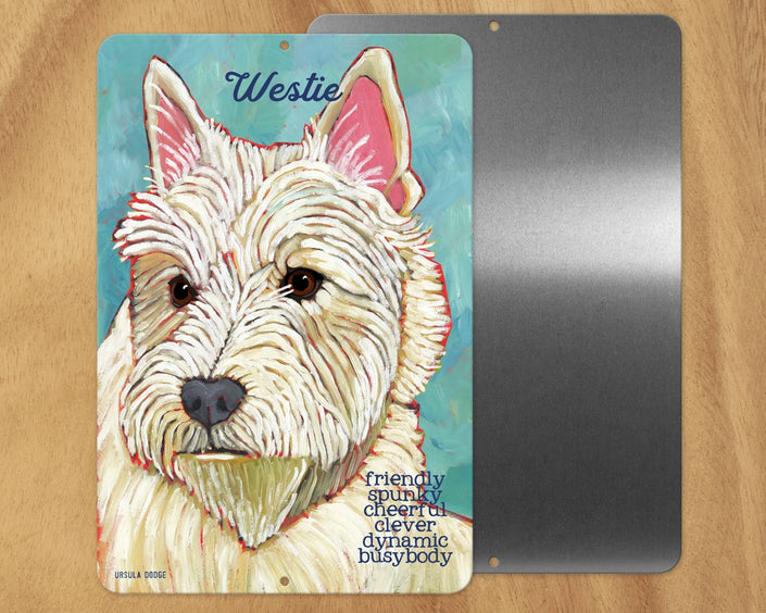 Westie -UD Metal Sign