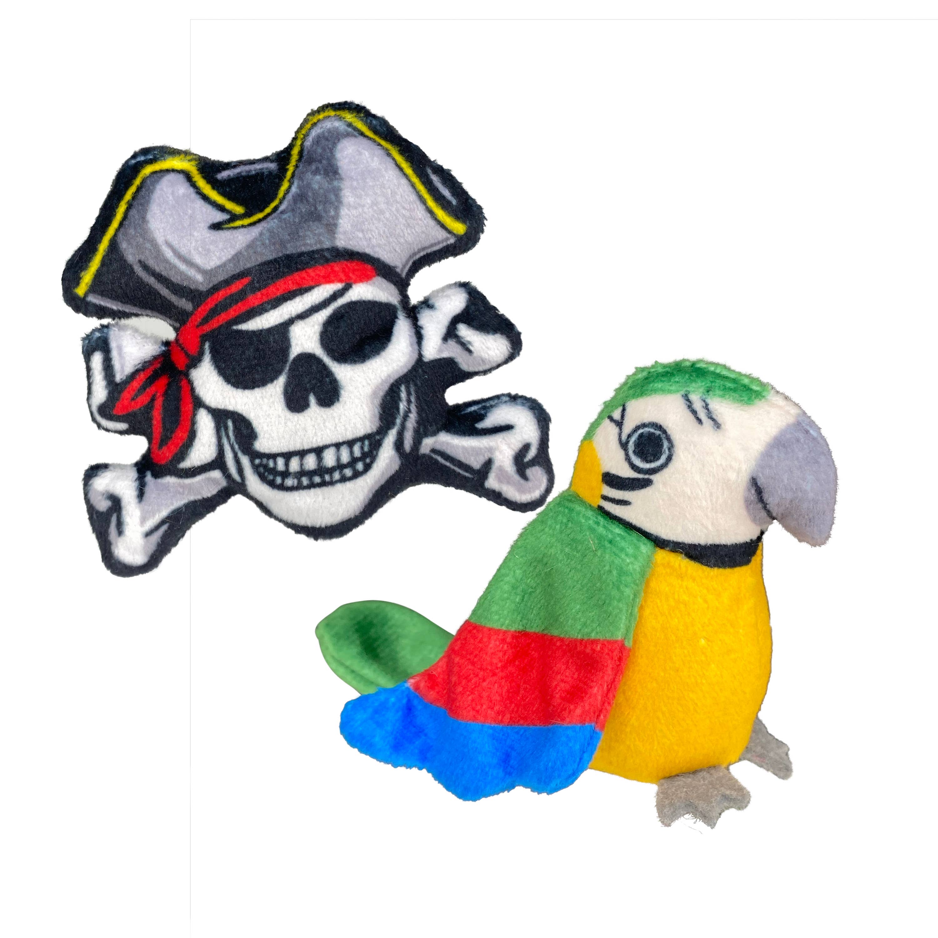 Multipet Margaritaville® Pirate Skull and Parrot Cat Toy 5
