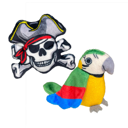 Multipet Margaritaville® Pirate Skull and Parrot Cat Toy 5