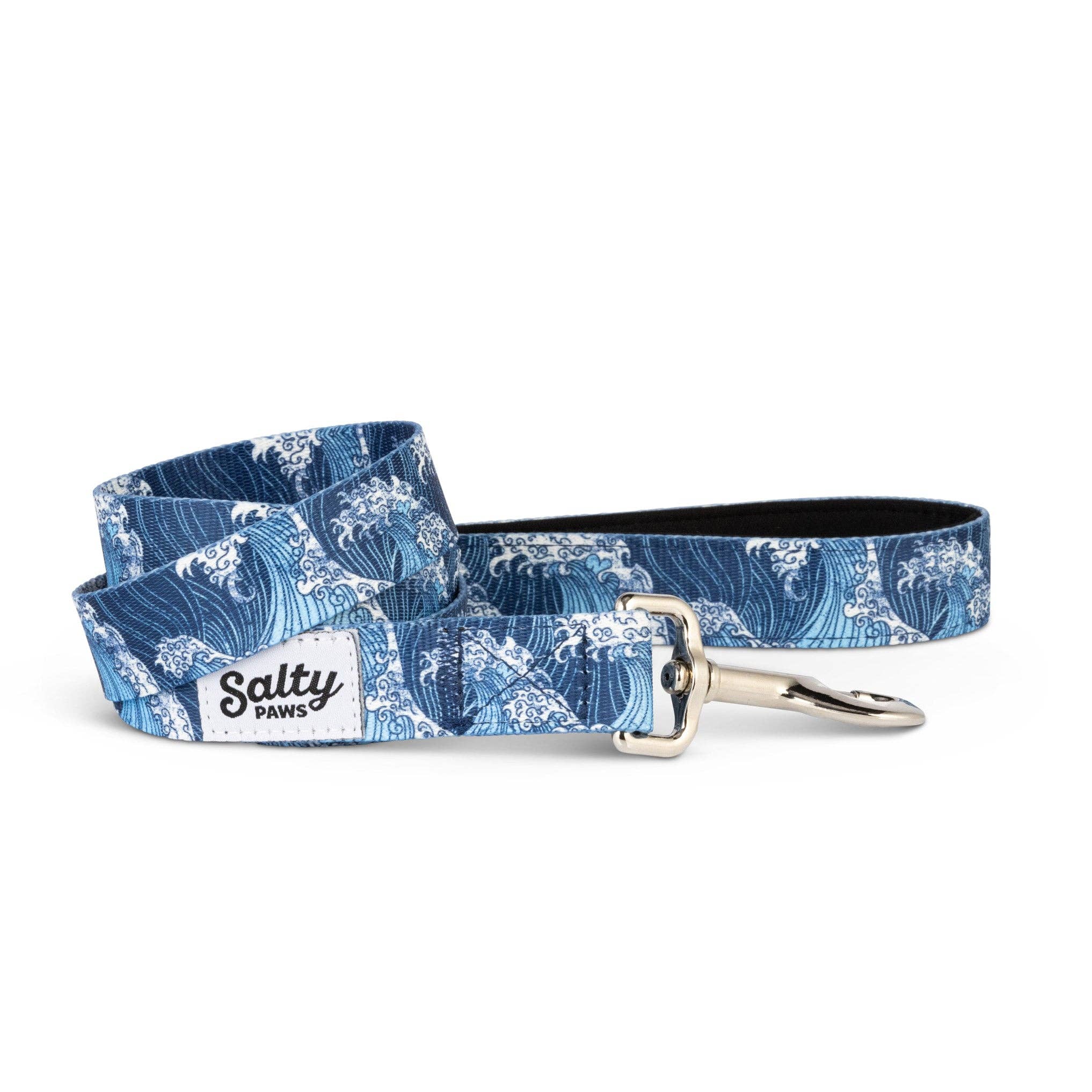Salty Paws Blue Wave Dog Leash