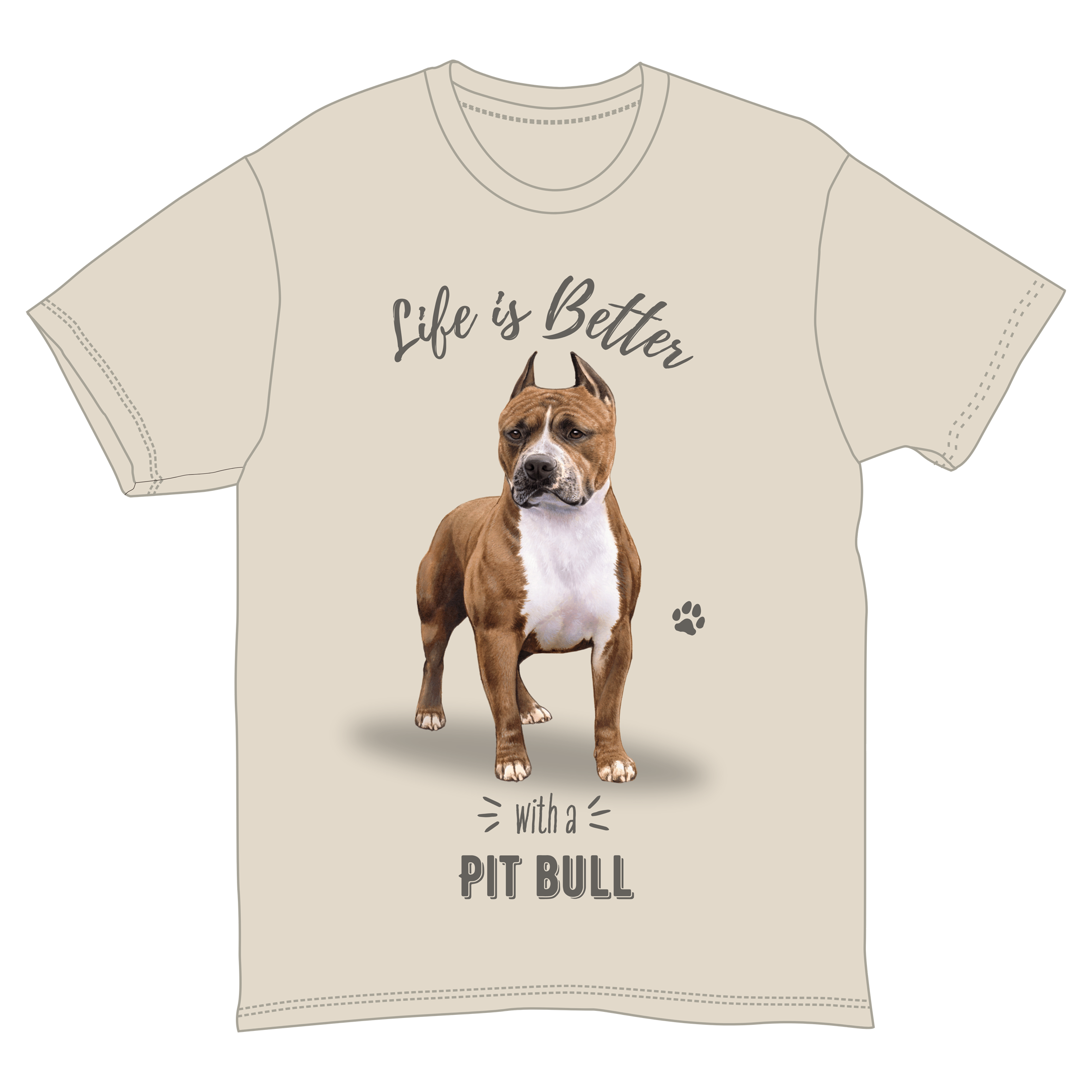 Pit Bull Dog Tee Shirt Unisex