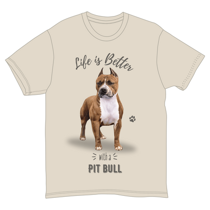 Pit Bull Dog Tee Shirt Unisex