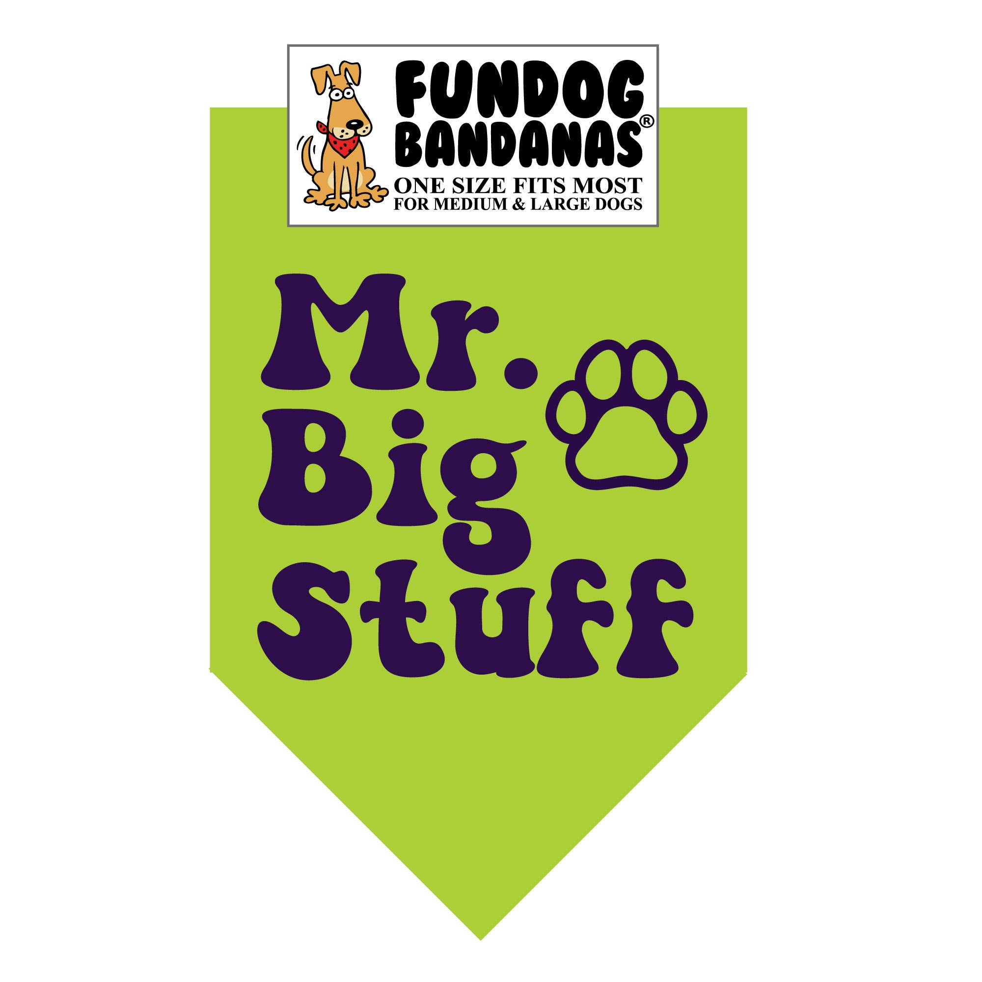 Mr Big Stuff Dog Bandana
