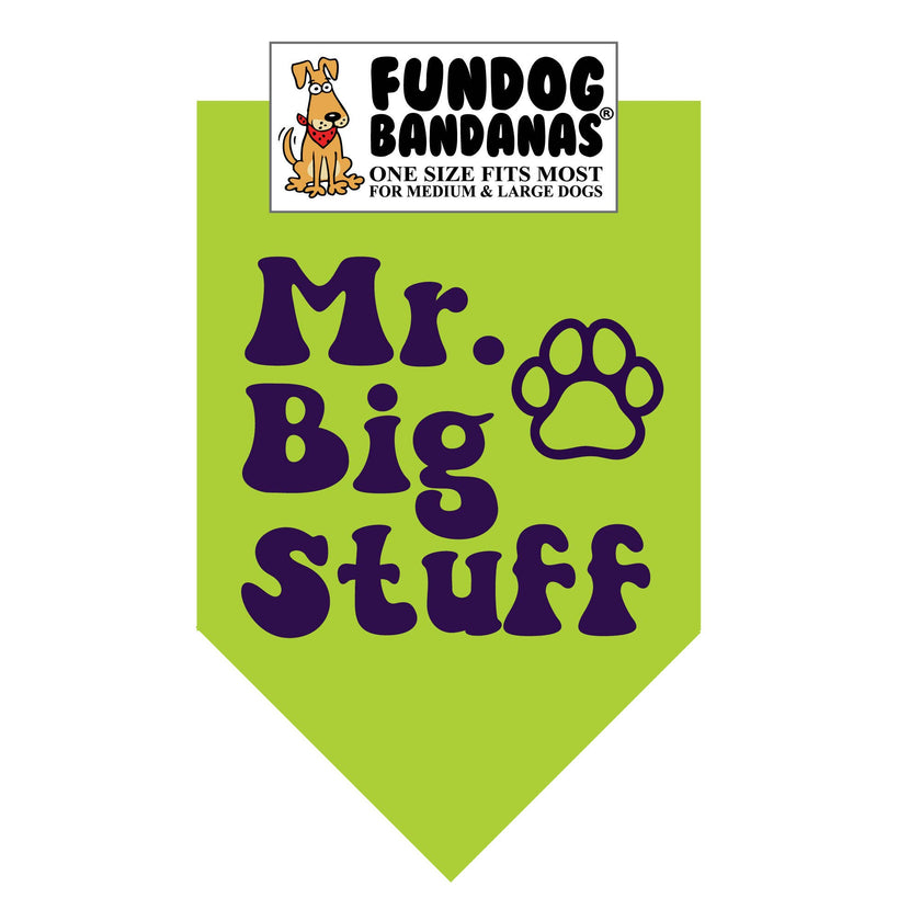 Mr Big Stuff Dog Bandana