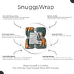 Golden Retriever Snugg Wraps with Hoodie – Ultra Soft Sherpa Fleece Wrap for Pet Lovers
