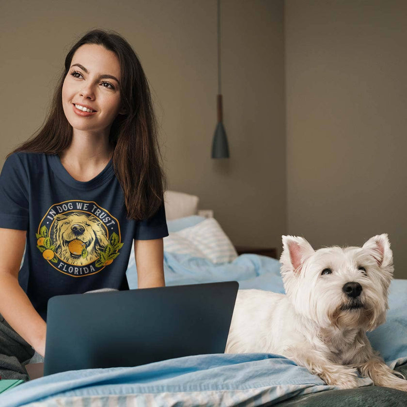 In Dog We Trust |Florida Golden Dog T-Shirt