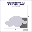 Dog Toy Turtle Dude Turtle Huggle-Fusion­® Toy