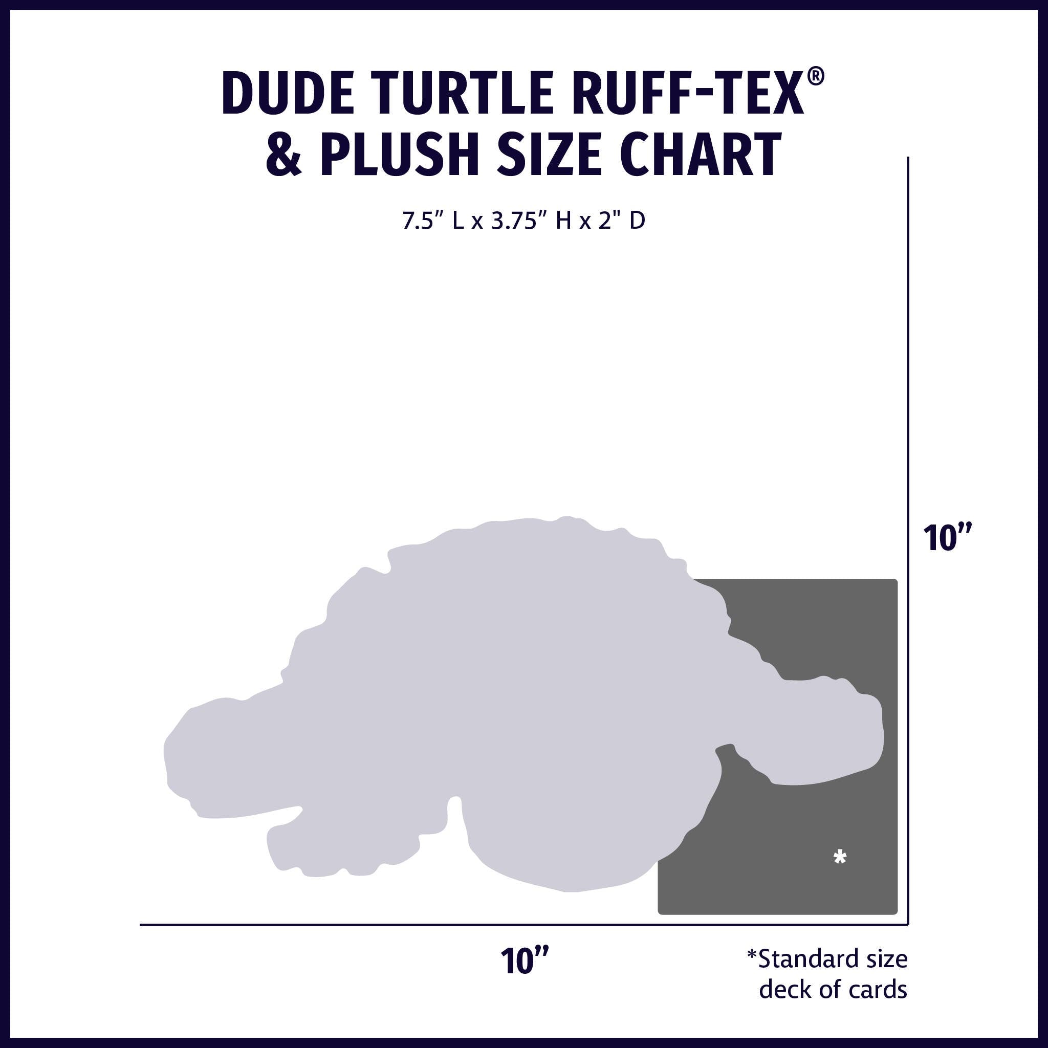 Dog Toy Turtle Dude Turtle Huggle-Fusion­® Toy