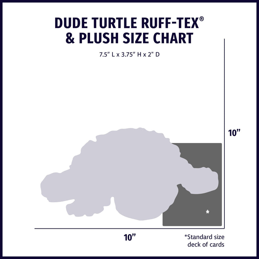 Dog Toy Turtle Dude Turtle Huggle-Fusion­® Toy