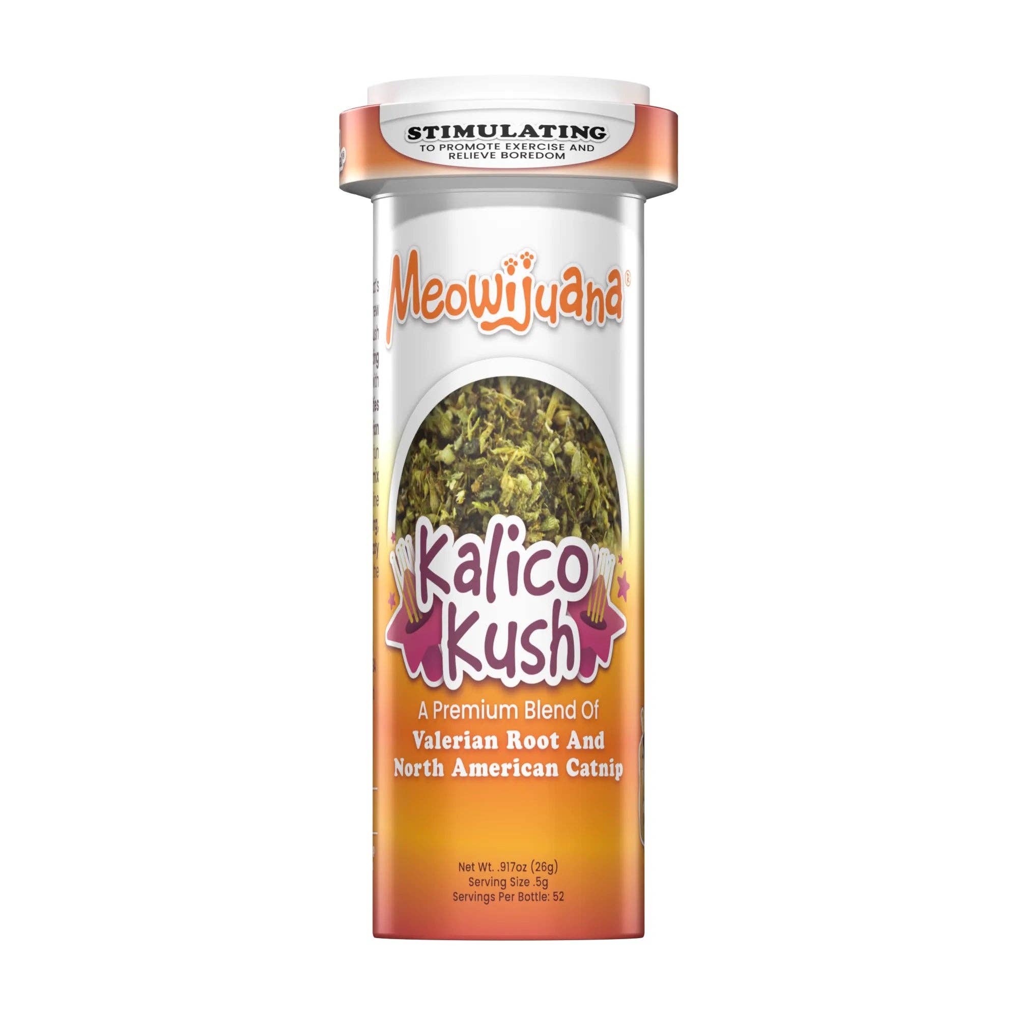 Meowijuana® Kalico Kush - Valerian Root and Catnip Blend