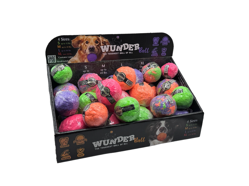 WUNDERball 36 Pack Dog Toy Wholesale Display