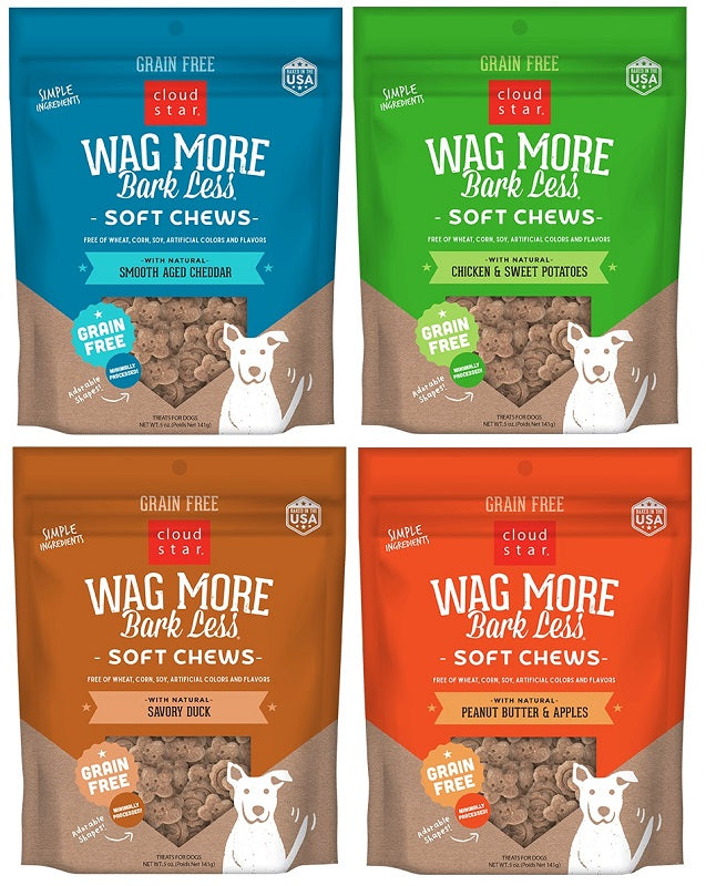 Cloud Star Wag More Bark Less Soft & Chewy Treats 5 oz