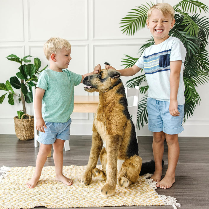 German Shepherd Life Size Plush Stuffed Animal