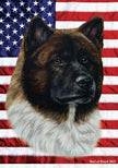 Akita All-American III Garden Flag