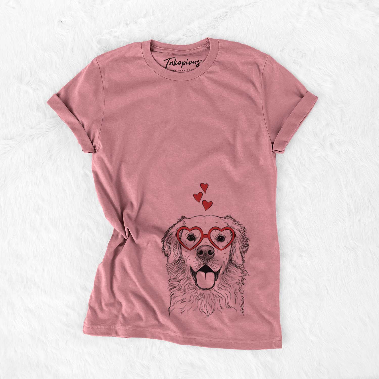 Golden Retriever Tee- Juniper