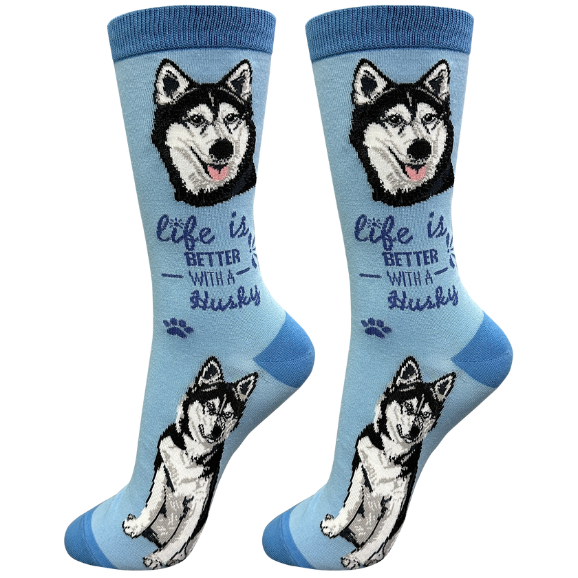 Husky Dog Socks Unisex