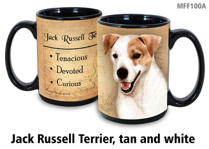 Jack Russell Terrier Tan/White Mug Coffee Cup