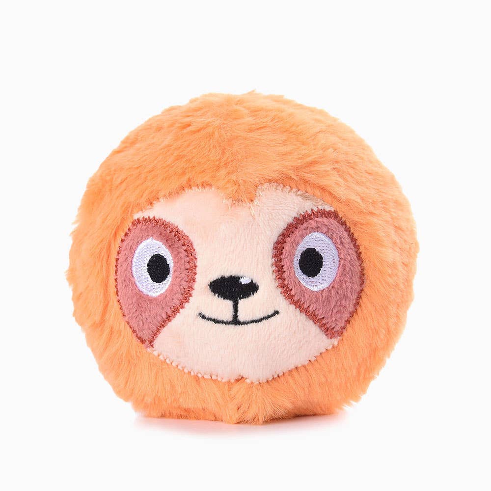 Dog Toy Sloth Zoo Ball Dog Plush Covered Tennis Ball Toy