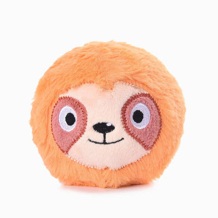 Dog Toy Sloth Zoo Ball Dog Plush Covered Tennis Ball Toy