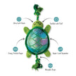 Dog Toy Turtle Shello There Plush Rope Toy