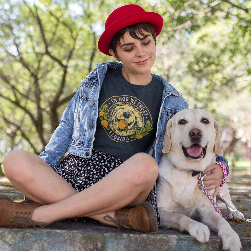 In Dog We Trust |Florida Golden Dog T-Shirt