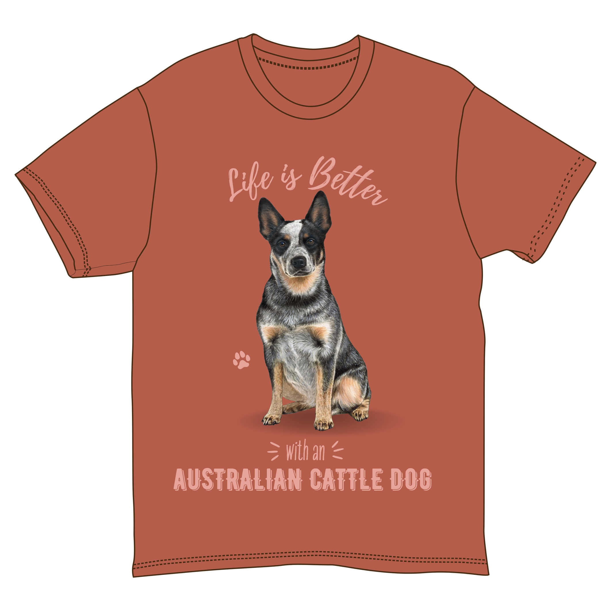 Australian Cattle Dog Tee Shirt Unisex