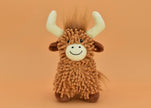 Multipet Floppy Highland Cow Dog Toy 10