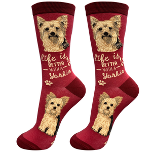 Yorkie Dog Socks Unisex