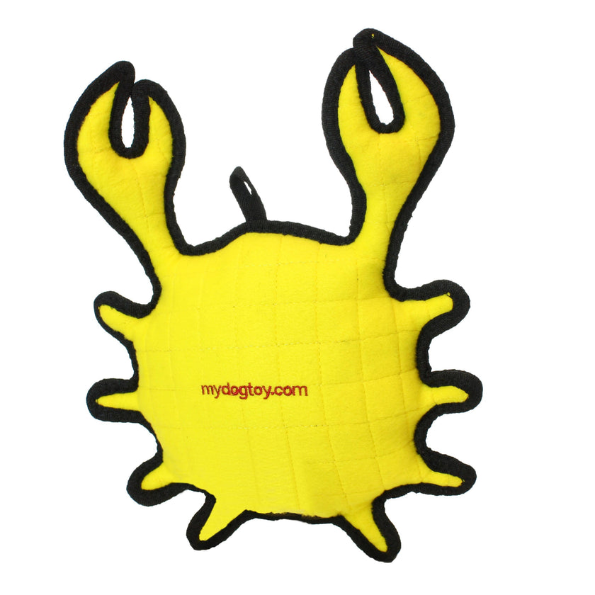 Tuffy Ocean Crab, Durable, Tough, Squeaky Dog Toy